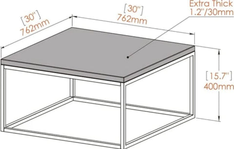 H95 SmolSpace:  Solid Wood Centre Table