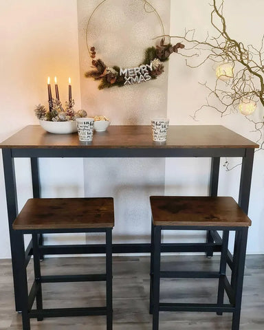 H72 UrbanRise: Wooden Bar Table