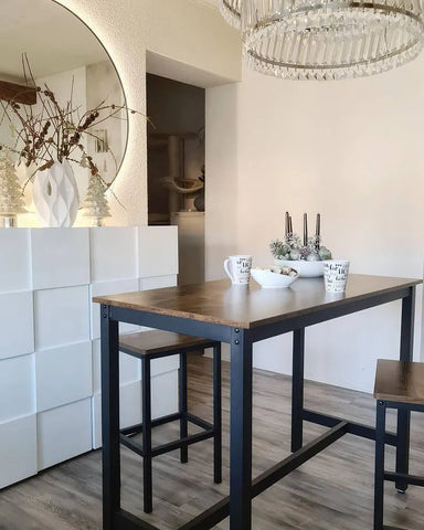 H72 UrbanRise: Wooden Bar Table