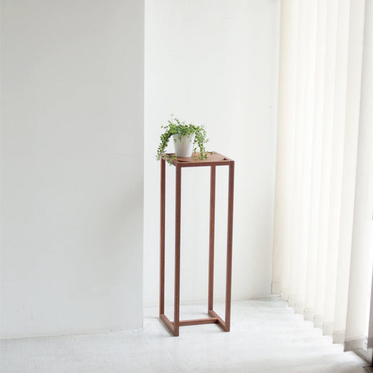 W109  Mini Forest: Wooden Plant Side Table