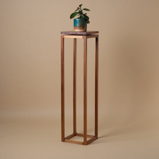 W110 Think Nest: Wooden Plant Side Table
