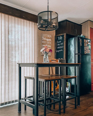 H72 UrbanRise: Wooden Bar Table