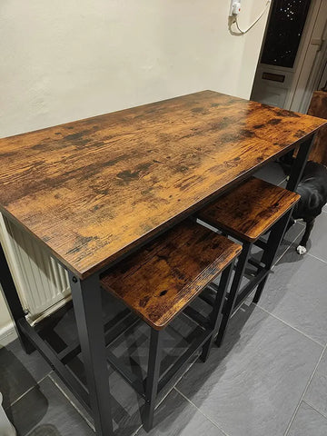 H72 UrbanRise: Wooden Bar Table