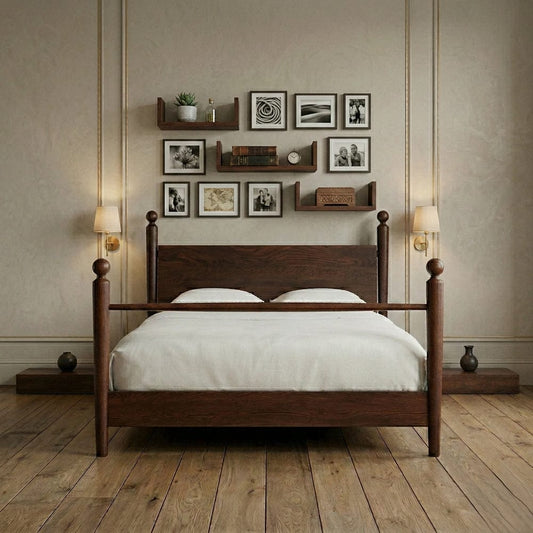 W127 Dura: Solid Wood Bed