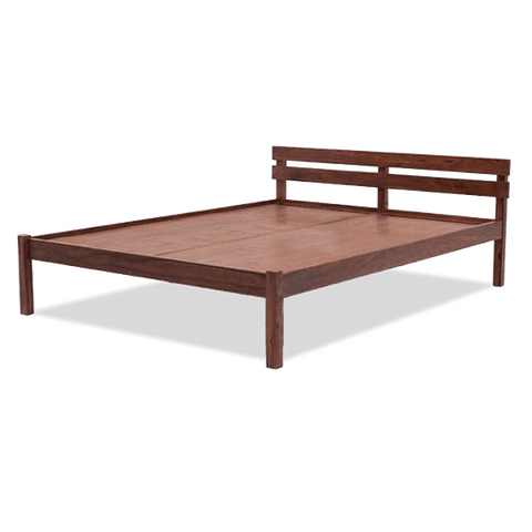 W97 Oakly: Solid Wood Bed