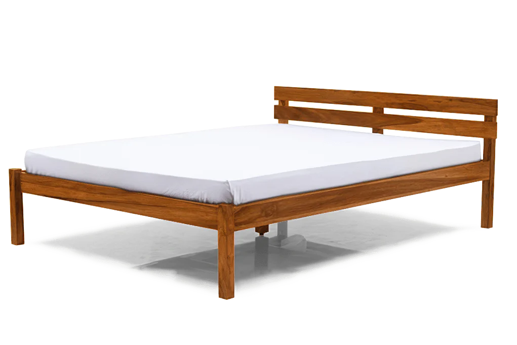 W97 Oakly: Solid Wood Bed