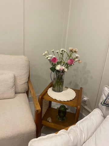 R03 Mesh: Rattan Side Table, Bedside Table, Cane Side Table