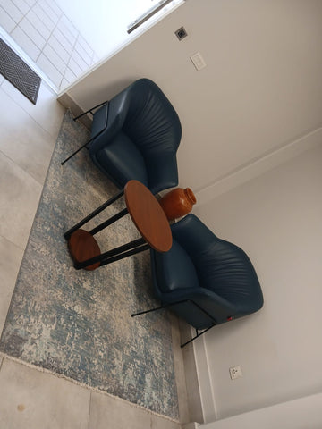 H11 CastWood: Rustic Wooden End Table, Solid Wood Side Table, Minimalist Wooden Side Table, Timeless Design for Every Space, Compact & Functional, Perfect for Living Rooms & Bedrooms