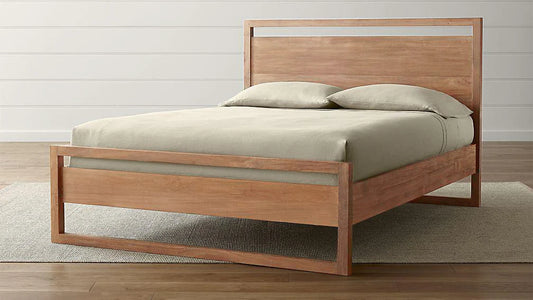 W96 Dormo: Solid Wood Bed