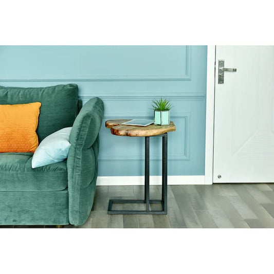 L09 Lover’s Line: Live Edge Wooden Coffee Table, Side Table, Live Edge Table, End Table, Hairpin Leg, Housewarming Gift