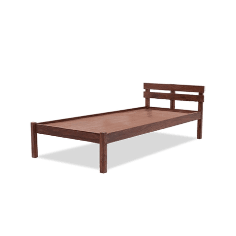 W93 Serene: Solid Wood Bed