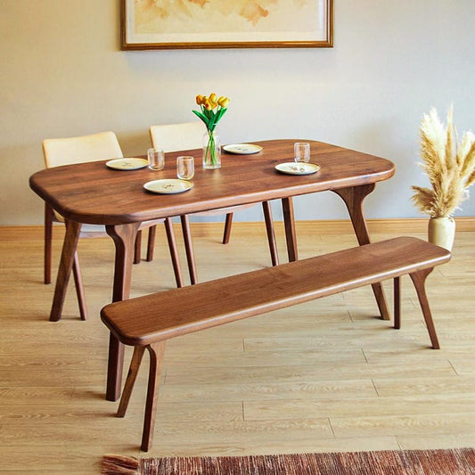 W135 Mozilya:  Solid Wood Dining Table
