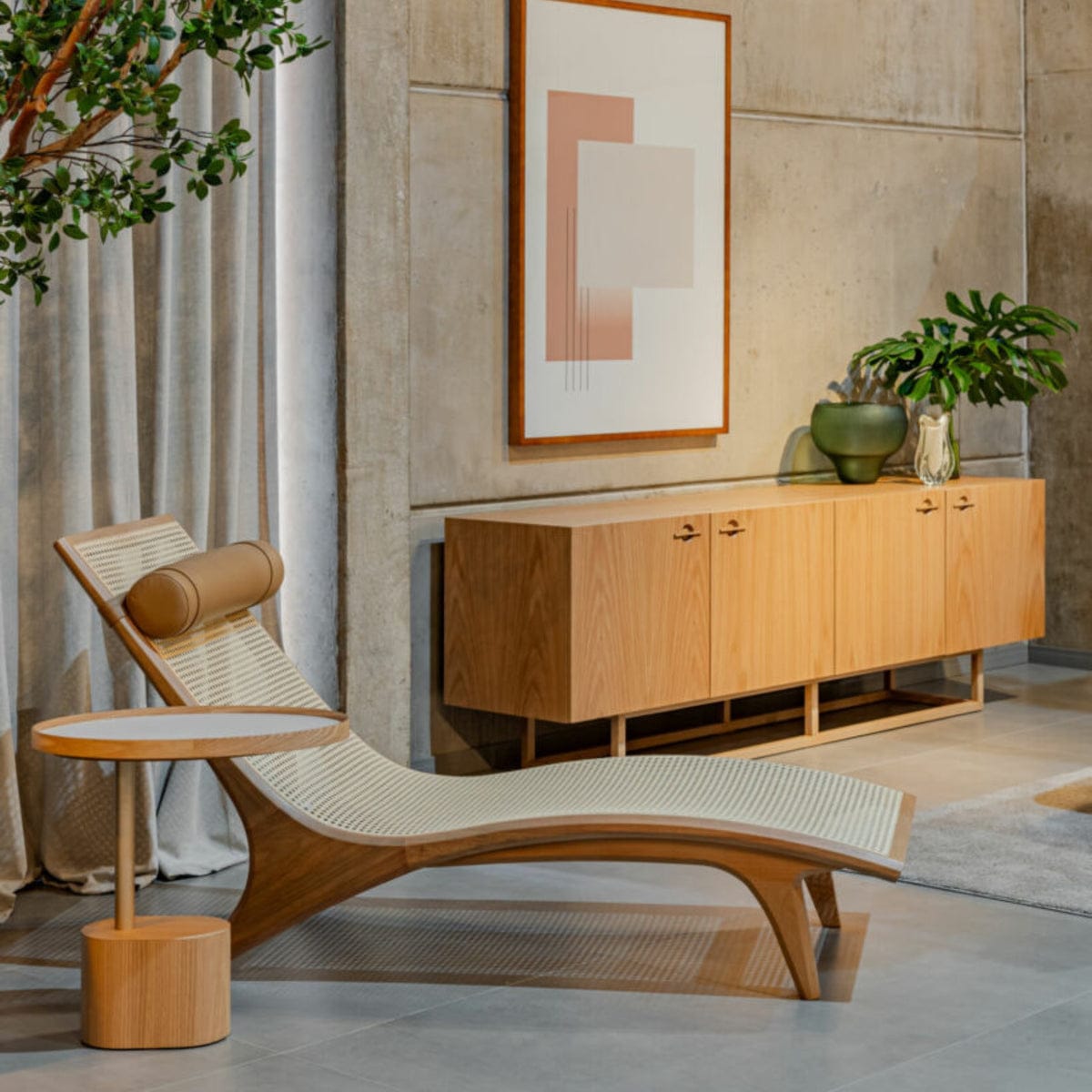 R43 Lino Chair: Rattan Lounge Chair
