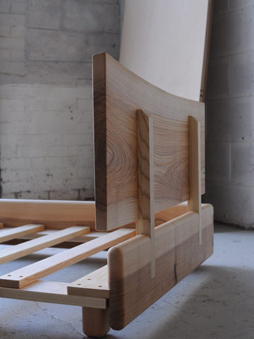 W144 Opal: Solid Wood Bed