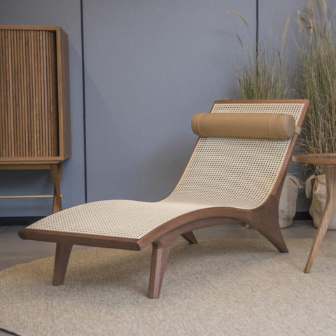 R43 Lino Chair: Rattan Lounge Chair