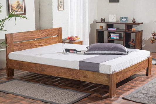 W98 Comfi: Solid Wood Bed