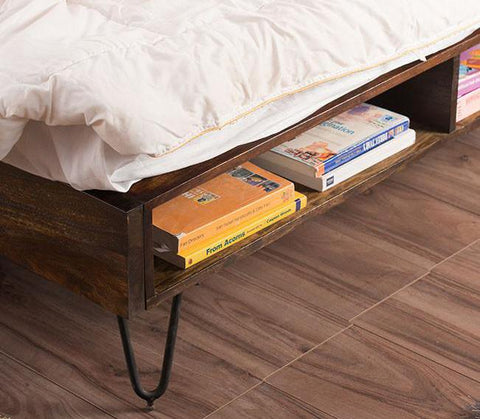 W92 Breeze: Solid Wood Bed