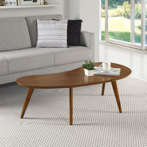 W19 Elmstone: Solid Wood Centre Table, Rustic Minimalist Living Room Furniture