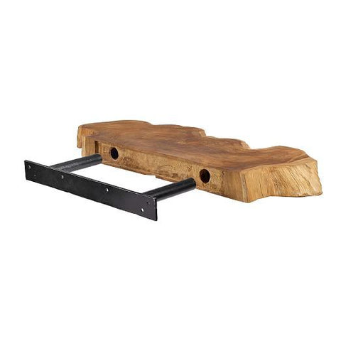 L16 Skyline: Live edge floating shelf, floating wooden bookshelf, long floating shelf Bathroom Shelf