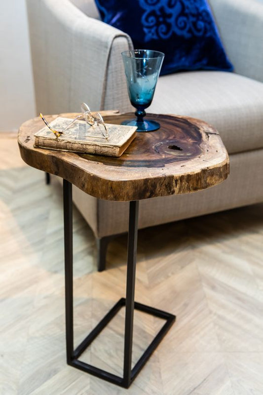 Live Edge Wooden Coffee Table _ Live edge Side Table