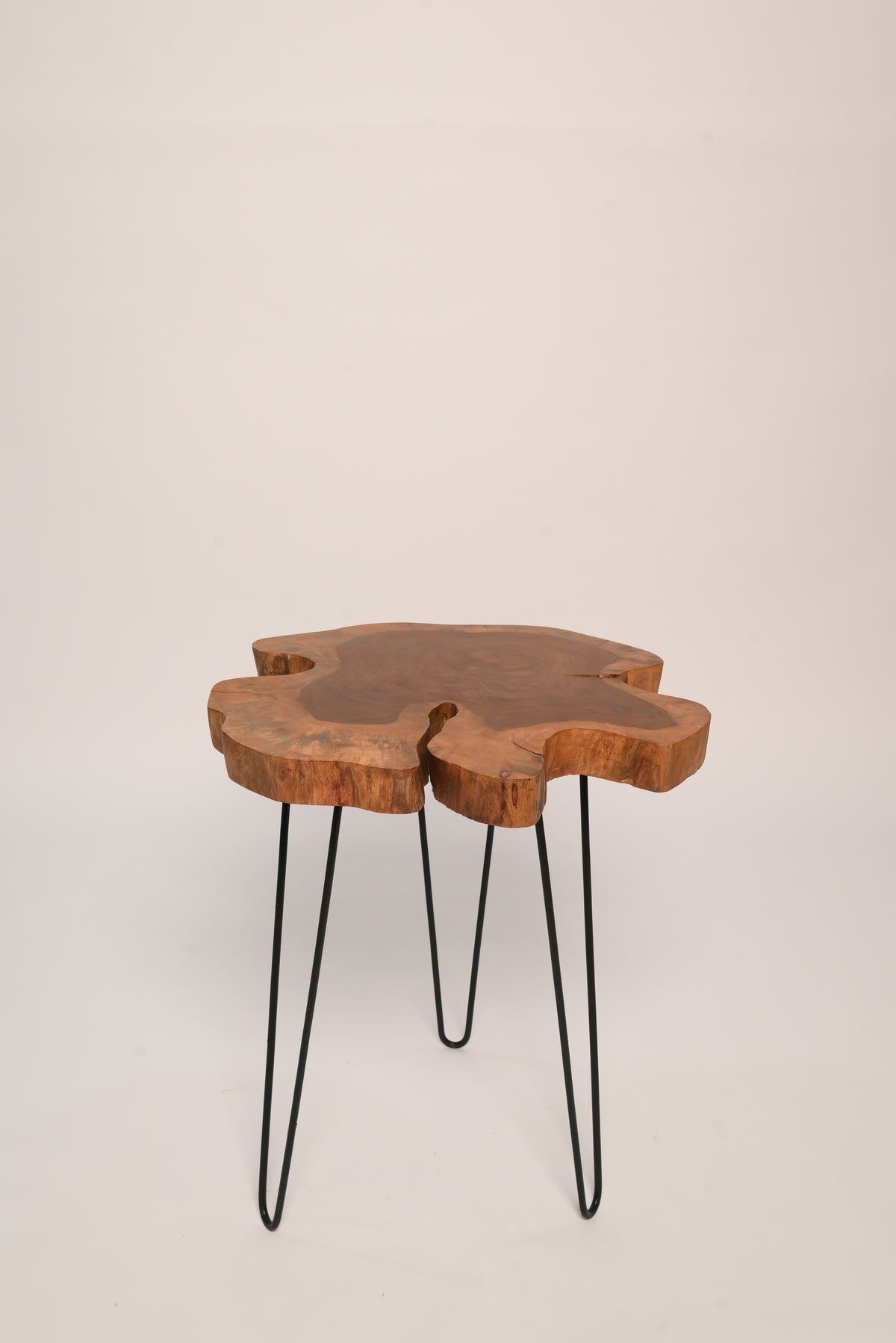 L13 GrainLine: Live Edge Coffee Table, Live Edge Side Table, End Table, Table with Hairpin Legs