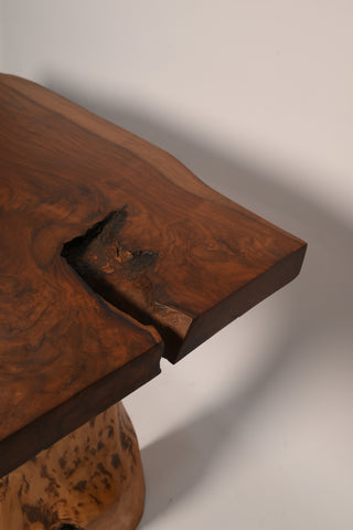 L41 Leaf line: Solid Wood Dinning Table With Wooden Legs