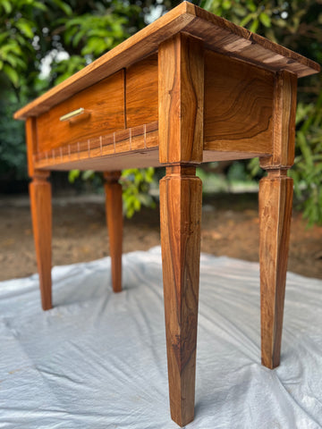 W25 Calm: Wooden Study Table, Office Table, Workstation