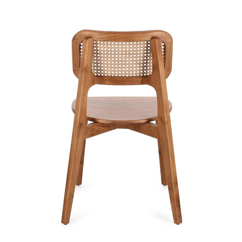 	Kora Bamboo chair styled at a dining table