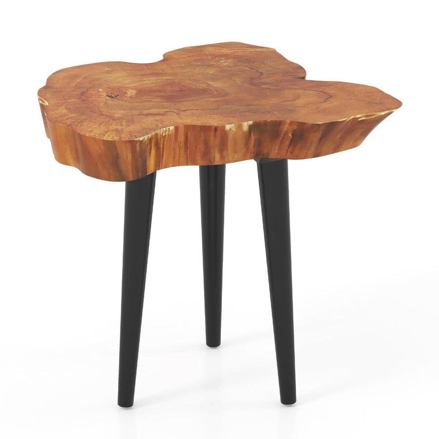 "Live edge sheesham coffee table set of two"