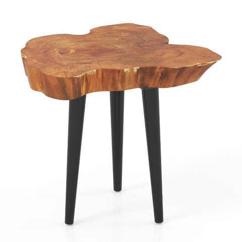"Live edge sheesham coffee table set of two"