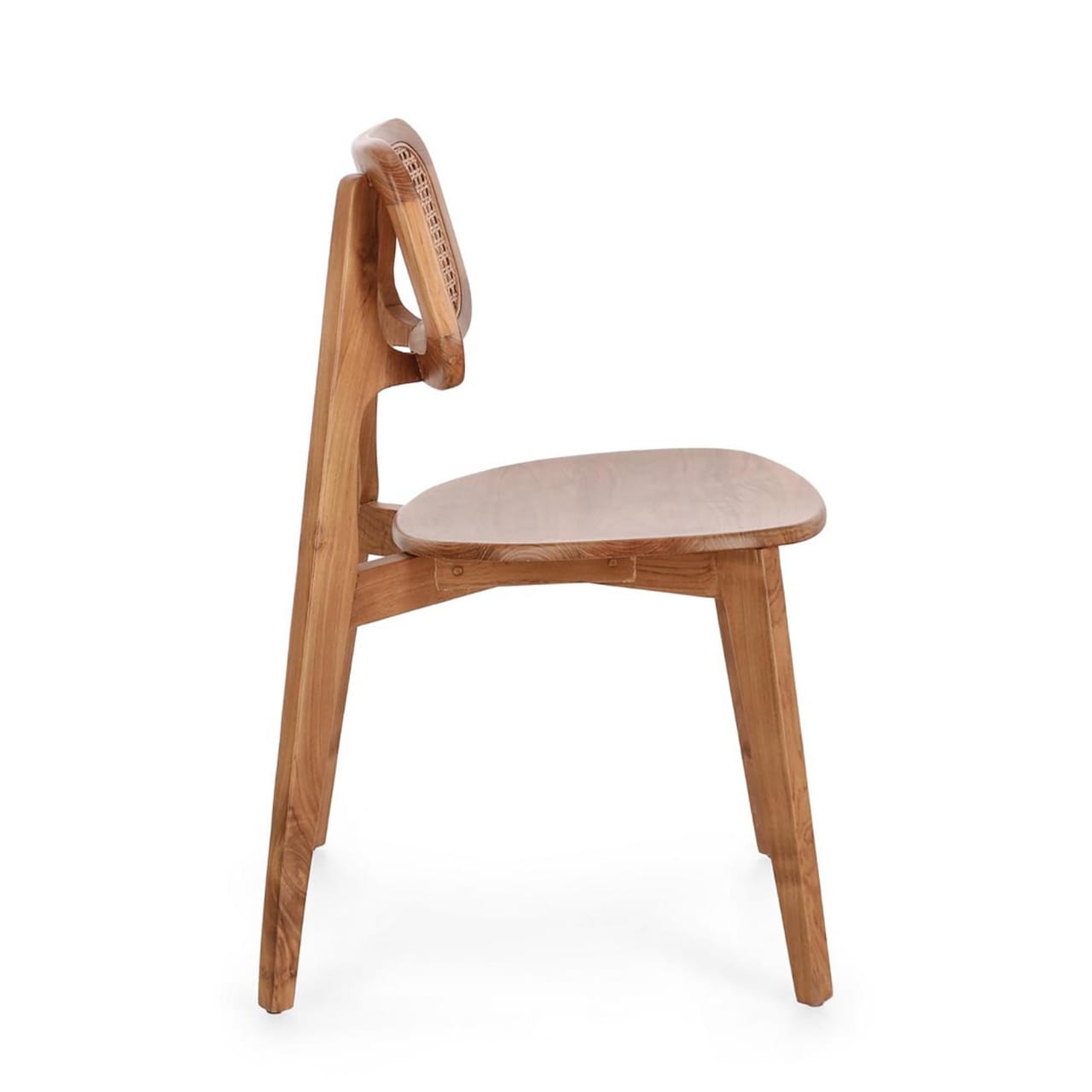 R36 Kora Bamboo rattan chair with sturdy wood frame