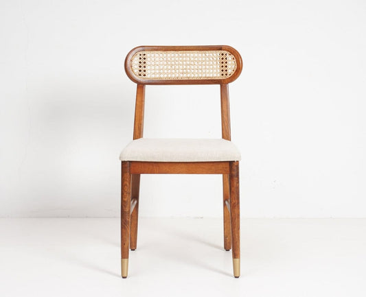 R48 ClassicWeave handcrafted rattan dining chair