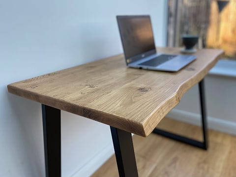 Study table surface close-up showing finish