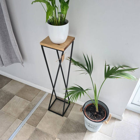 Geometric Plant Side Table Stand