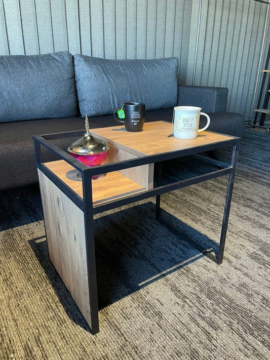 Modern End Wooden Coffee table