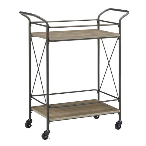 Copacabana Black Metal Serving Trolley