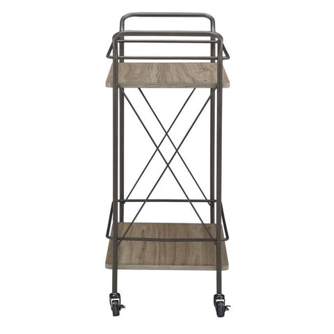 Copacabana Black Metal Serving Trolley