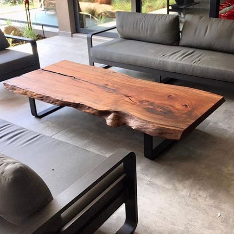 Live Edge Rustic Center Table