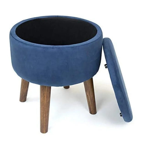 Round Storage Ottoman Stool Dining Chairs Stools - Bedroom Chair Stool