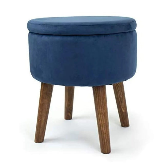 Round Storage Ottoman Stool Dining Chairs Stools - Bedroom Chair Stool