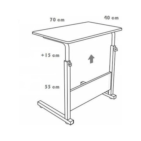 Adjustable Desk, Solid Wood Sofa Table, Coffee Side Tables