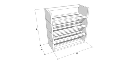 Shoe storage Shoe cabinet Wooden shoe rack Storage solution Entryway Storage