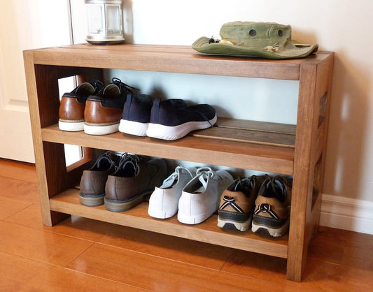 Rustic Shoe Rack