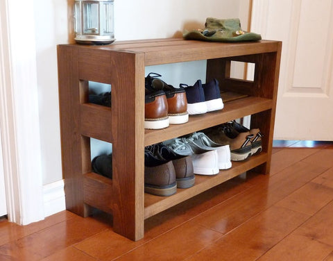 Rustic Shoe Rack