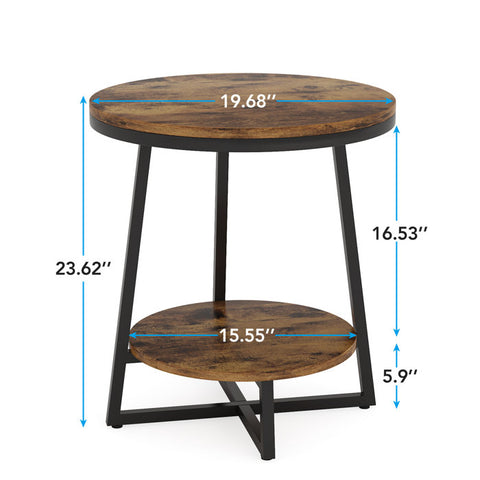 Tall Frame End Table Side Table