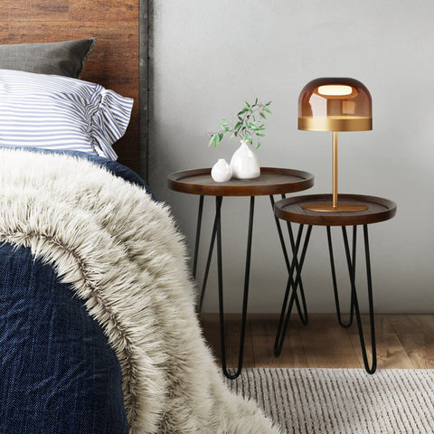 Solid Wood Top Nesting Tables