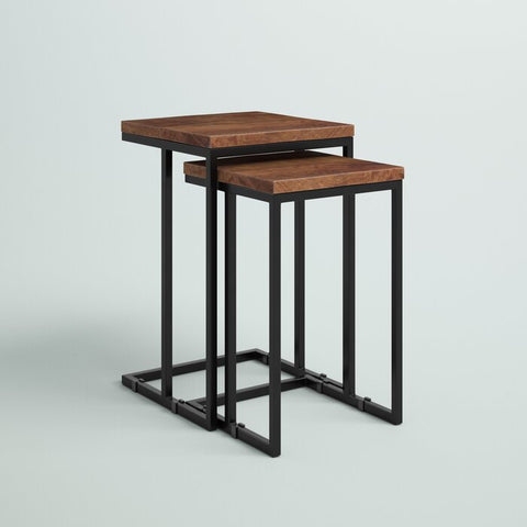 Solid Wood Top Nesting Tables