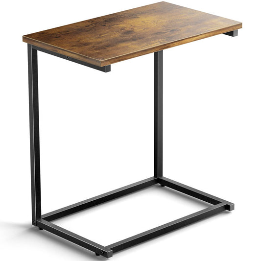 Wooden C Table End Table