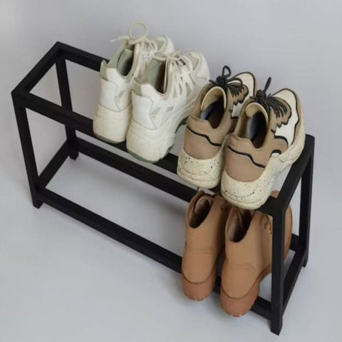 Entryway metal shoe storage Rack