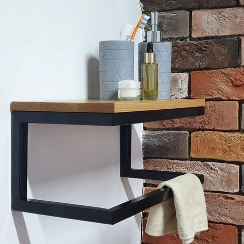 Metal Bathroom Shelf